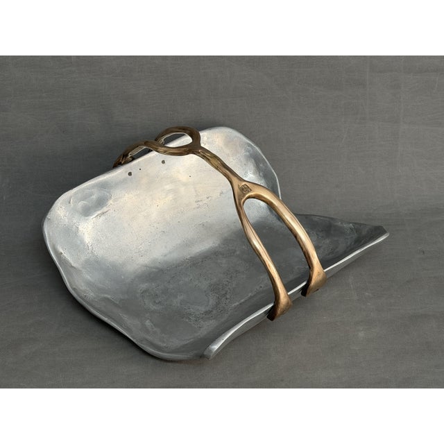 Vintage Brutalist Fireplace Cask in Brass by David Marshall, 1975 For Sale - Image 9 of 9