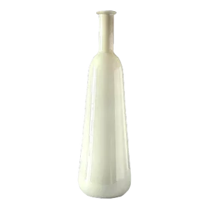 Late 20th Century Architectural Tall Cased Glass Vase