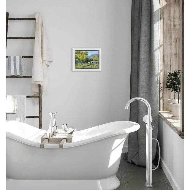 Modern Impressionist Style Oil Painting Landscape For Sale - Image 9 of 9