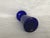 Cobalt Blue Glass Hyacinth Vase For Sale - Image 10 of 11