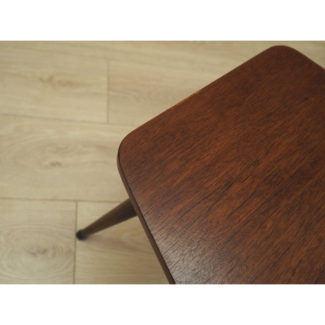 Brown Danish Teak Stool, 1970s For Sale - Image 8 of 14