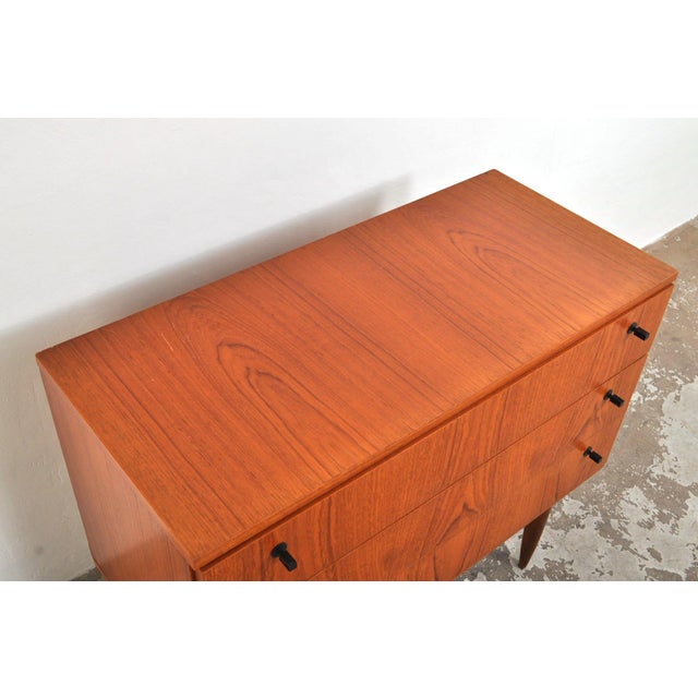 Brown Vintage Danish Sideboard in Teak, 1960s For Sale - Image 8 of 12