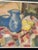Mid-Century Modern Off, Blue Jugs and Lemon, 1950s, Oil on Panel, Framed For Sale - Image 3 of 13