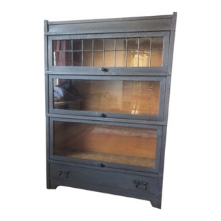 Early 20th Century Style of Globe Wernicke Mission Style Barristers Bookcase For Sale