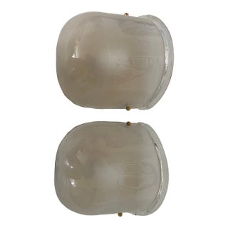 1950s Venetian/Murano Hand Blown Sconces - a Pair For Sale