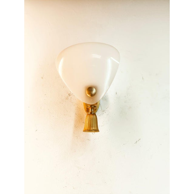 Italian Brass Wall Light For Sale - Image 5 of 10