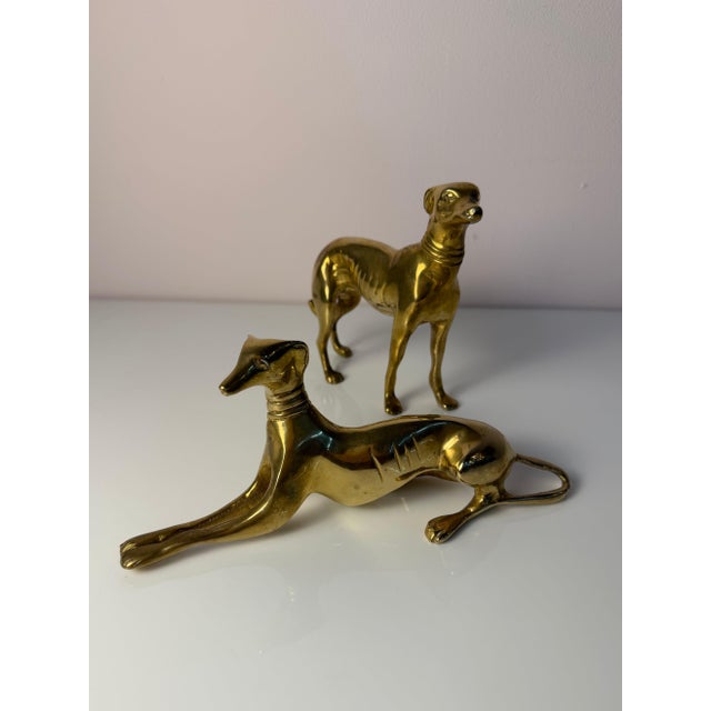 Brass Greyhound, Denmark, Set of 2 For Sale - Image 11 of 11