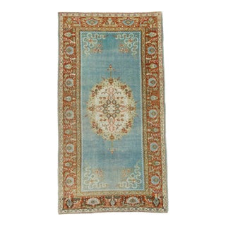 Turkish Oushak Rug 5'2" x 7' #17946 For Sale