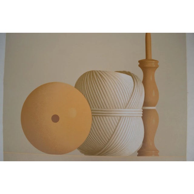 Beige 1980s Frédéric Vidalens Original Lithograph Numbered 6/80, 1st State, and Signed by the Artist For Sale - Image 8 of 9