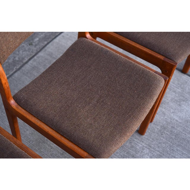 1970s Vintage Danish Modern D-Scan Teak Dining Chairs- Set ...