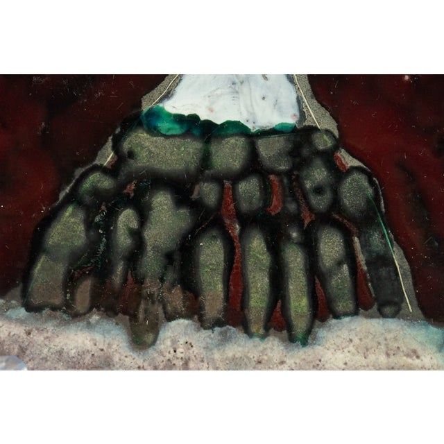 Vintage Sardinian Futurist Ceramic Plate by Melchiorre Melis, 1930s For Sale - Image 11 of 18