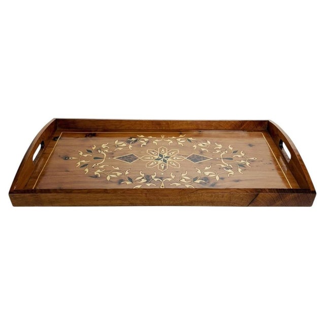 French Provincial Style Wooden Tray, 1950s For Sale - Image 13 of 13