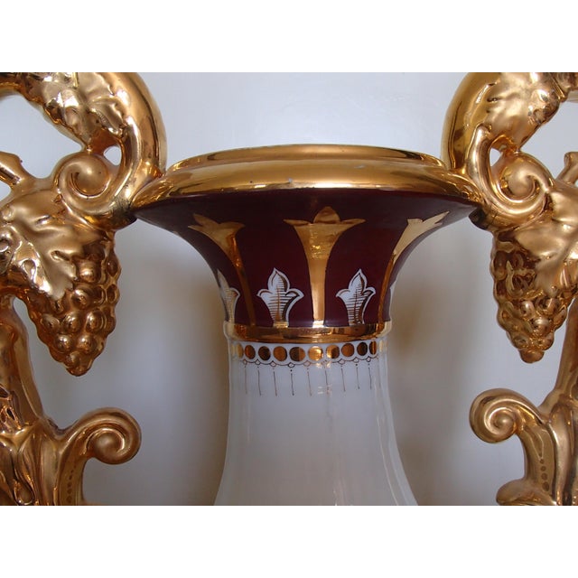 Art Nouveau Amphora Floor Vase For Sale - Image 3 of 12