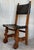 Wood 19th Century Set of Spanish Colonial Armchair and Two Chairs For Sale - Image 7 of 11