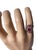 Traditional Vintage Natural Ruby, Emerald and Diamond Ring - 925 Sterling Silver Size 7 For Sale - Image 3 of 9
