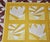 Vintage-Inspired Yellow Heart Patchwork Quilt – Baby Blanket or Lap Throw For Sale - Image 4 of 11