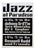 Vintage Screen Print Jazz at Paradiso Poster, Netherlands, August 1975 For Sale