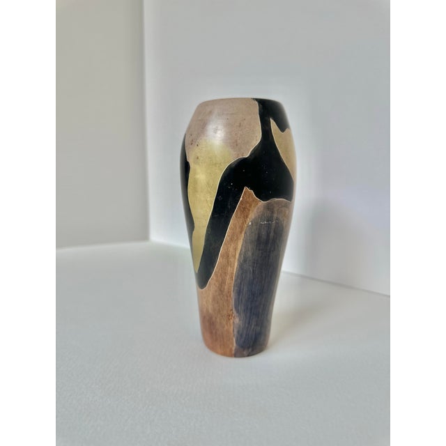 Late 20th Century Late 20th Century Hand Carved Abstract Stone Vase For Sale - Image 5 of 8