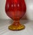 Vintage Large Mid Century Modern Red Orange and Yellow Swung Vase Tall 21 Inch For Sale - Image 9 of 10