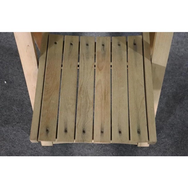 Brown 1960s Danish Drop Leaf Dining Set of 5 For Sale - Image 8 of 8