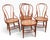 Victorian Set of Four Late 19th Century Bentwood Bistro Cafe Dining Chairs For Sale - Image 3 of 14