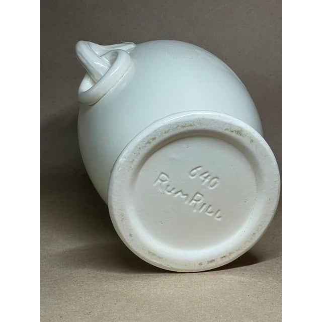 7 Inch Tall Handled Vase Made 1937 RumRill Design For Sale In Minneapolis - Image 6 of 8