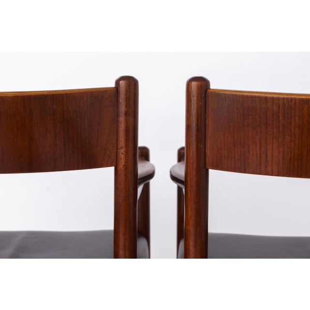 Vintage Danish Teak Armchairs, 1960s, Set of 6 For Sale - Image 9 of 12