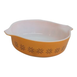 Pyrex Town and Country 471 Casserole Dish 1 Pt Milk Glass 1960s Ovenware 4507b For Sale