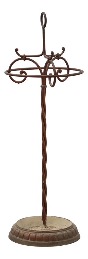 Antique Cast Iron Umbrella Stand, France, 1900s