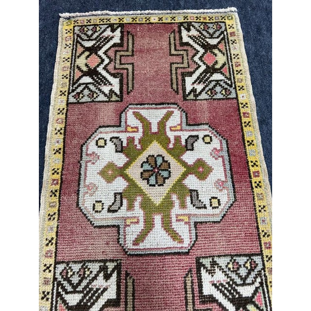 Turkish Yastik Rug 1'10" x 3'3" For Sale - Image 4 of 5