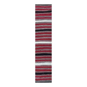 Vintage Mazanderan Kilim Runner, as Is 2'2" X 11'3",c-1970