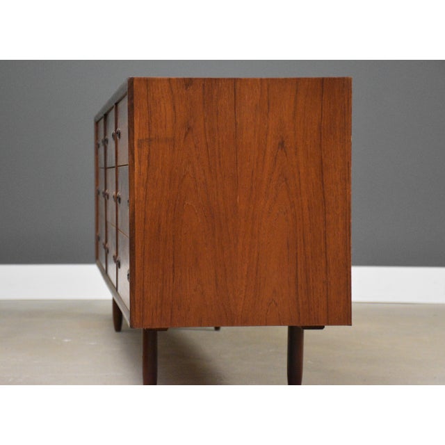 1960s Danish Modern 84" Long Teak Dresser For Sale - Image 4 of 10