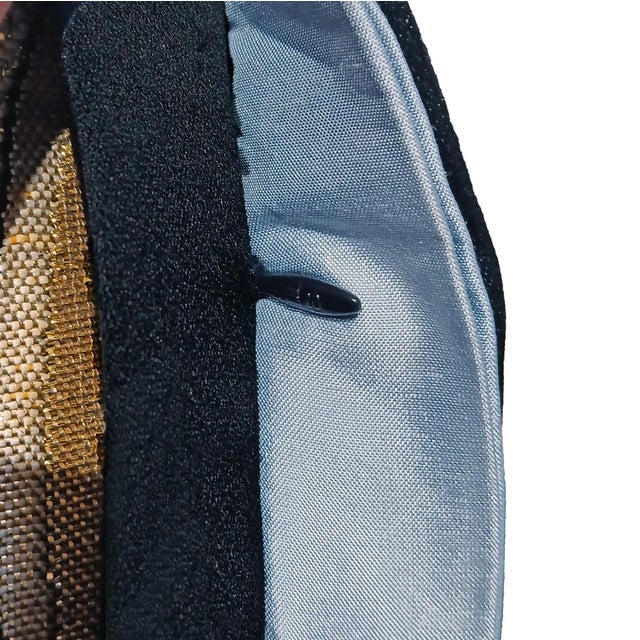 Japanese Silk Obi Bolster Pillow, Hand-Crafted, 1920s For Sale - Image 9 of 15