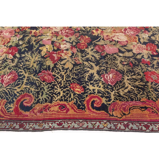 Textile Antique Caucasian Karabagh Rug For Sale - Image 7 of 9
