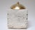 Vintage Italian Travertine and Brass Decorative Cube Box by Passeri for Ark Line For Sale In New York - Image 6 of 12