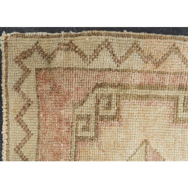 Early 21st Century Turkish Mini Rug Oriental Hand Knotted Vintage Rug 1'9" x 3'1" #21290 For Sale - Image 5 of 8