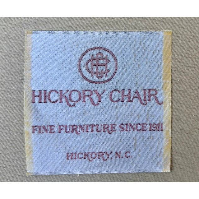 Vintage James River Plantations Federal Style Mahogany Settee by Hickory Chair Co. For Sale - Image 16 of 18