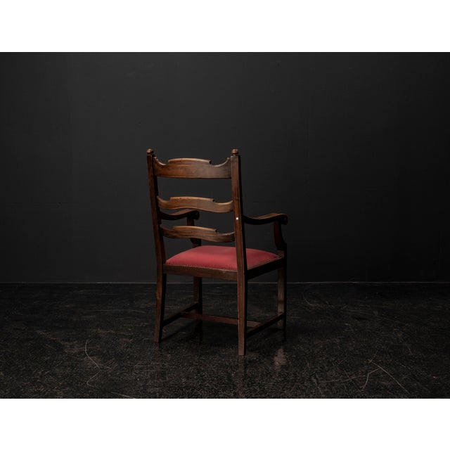 1920s Art Nouveau Dining Table Chairs, 1920s, Set of 4 For Sale - Image 5 of 18