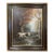 19th Century French Pastoral Oil Painting of Cow and Boy in Giltwood Frame For Sale