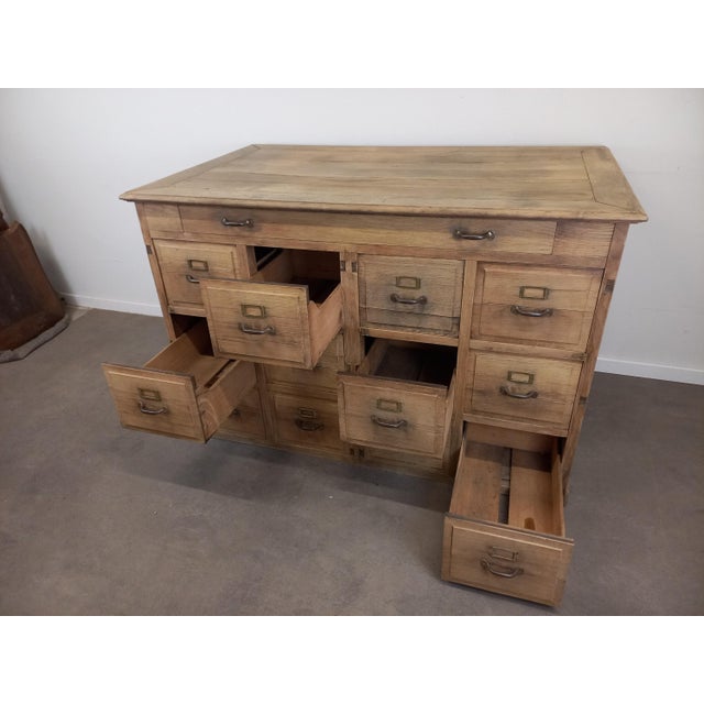 Oak Workshop Cabinet with Drawers, 1890s For Sale - Image 11 of 18