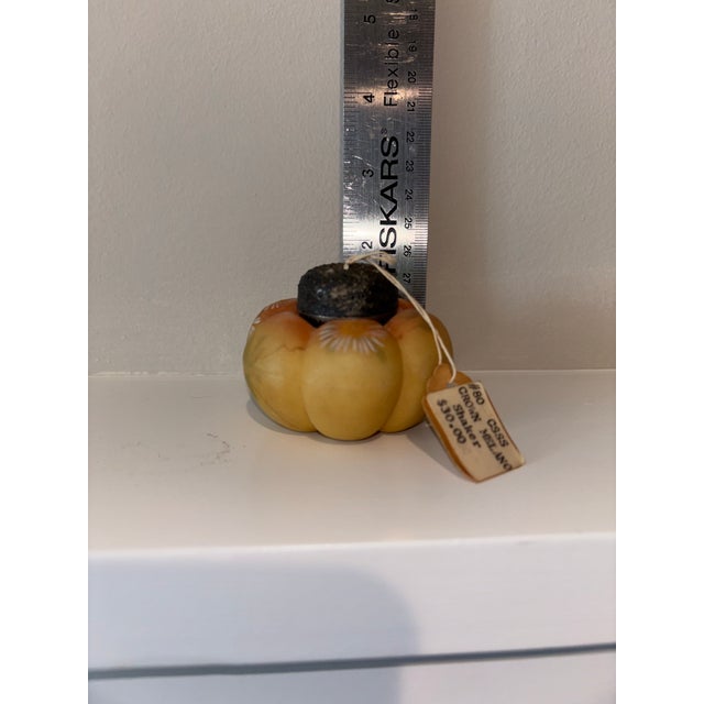 Antique Mount Washington “Crown Milano” Glass Tomato Shaped Shaker With Original Pairpoint Lid-Great Uranium Glow! For Sale - Image 10 of 11