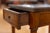 Functional French wine table, marble top, two chillers fitting wine bottles, one drawer, all on tapered legs. Circa: 1860
