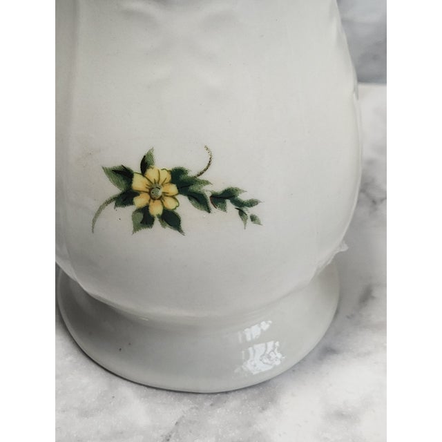 American Vintage Porcelain Salt & Pepper Shakers For Sale - Image 3 of 9