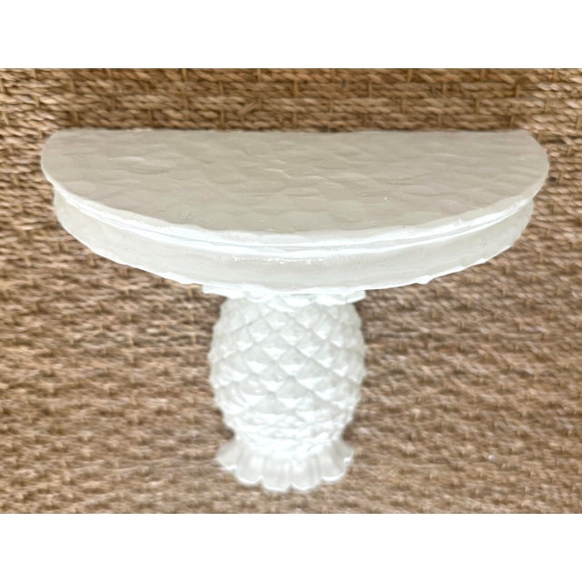 Carved Pineapple Laquered Wall Bracket For Sale In Miami - Image 6 of 10