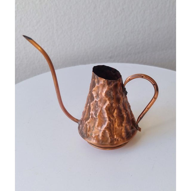 Copper Mid-Century Space Age Copper Watering Can, 1950s For Sale - Image 8 of 9