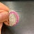 1 Carat Pink Sapphire and 4 Carat Diamond 18 Karat White Gold Ring, Estate For Sale - Image 12 of 18