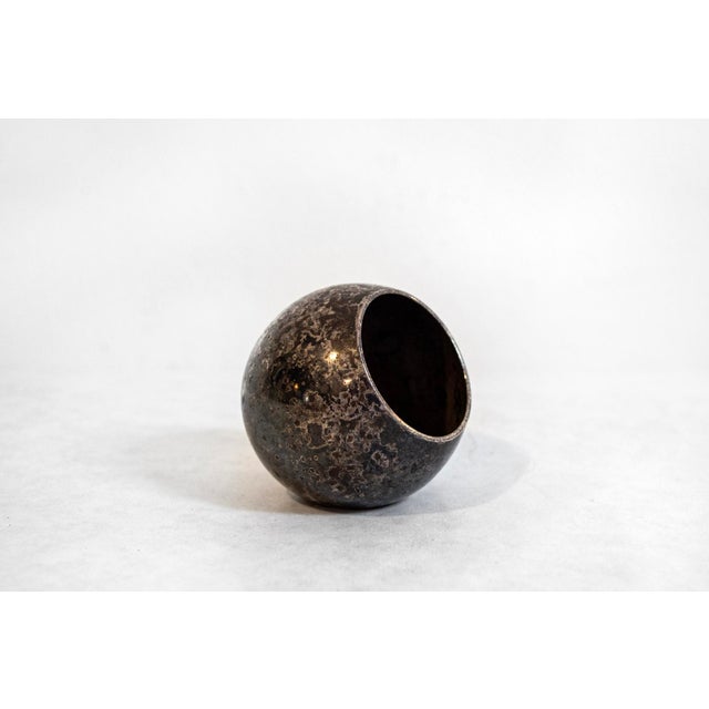 Silver-Plated Metal Vase by Lino Sabattini for Argenterie Sabattini, 1970 For Sale - Image 4 of 4