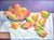 Modern Mid Century Naturaleza Muerta Con Mangoes (Still Life W. Mangoes) by Francisco Dosamantes For Sale - Image 3 of 10