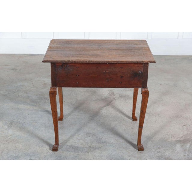 19th Century Georgian English Oak Low Boy, 1800s For Sale - Image 15 of 16