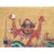 Chinoiserie Large Chinese Canvas Art of the Three Great Emperor - Officials For Sale - Image 3 of 11